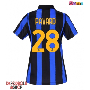 Inter Milan Benjamin Pavard #28 Hjemmebanetrøje Dame 2026-27 Kort ærmer Inter Milan Benjamin Pavard #28 Hjemmebanetrøje Dame 2026-27 Kort ærmer